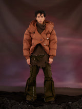 Unisex Y2K Cropped Down Puffer Jacket