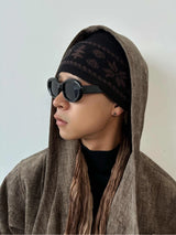 Fair Isle Color Block Knit Beanie