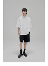 Vintage Ribbed Half Sleeve Tees