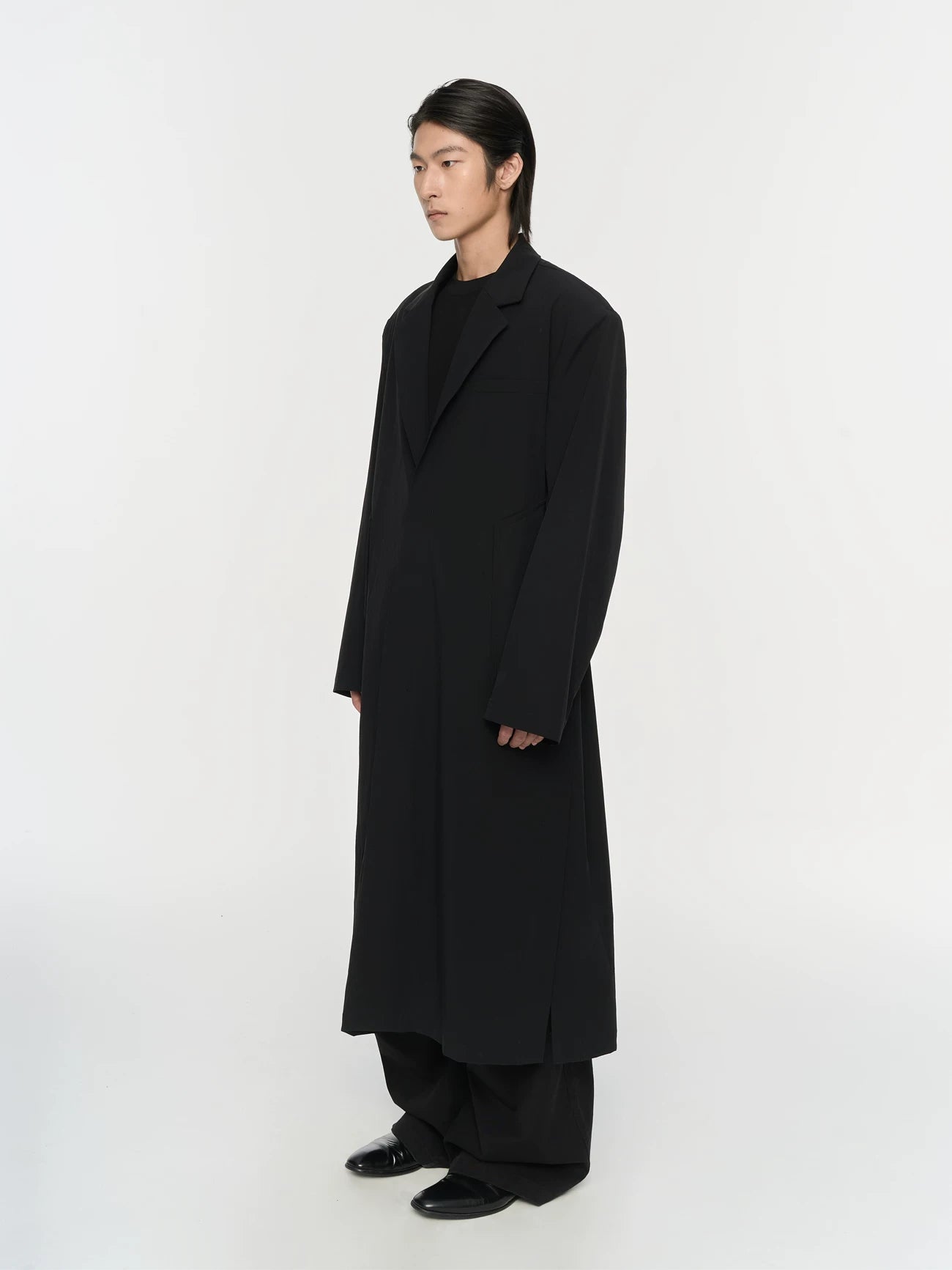 Dual Style Shoulder Pad Trench Coat