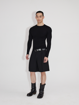 Lightweight Ribbed Knit Long Sleeve