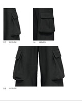 Knotty Curved Multi-Pocket Cargo Pants