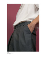 Men's Vintage Gray Wide Leg Pants