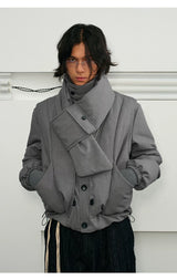 Men's Winter 3-in-1 Vest Scarf Coat