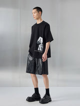 Oversized Heavyweight Double Yarn Printed Tee