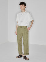 Double-sided Color-block Printed Pima Cotton Tee