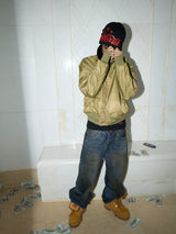 Blue Slub Cat Whisker Jeans
