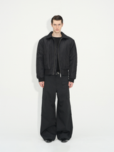 Loose Slim Lapel Collar Cotton Coat