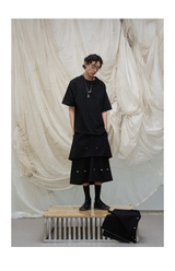 Double Hook Leather Rope Pants Chain