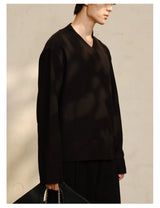 Textured Cropped Structured Cross-Collar Long-Sleeve Tops