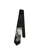 8cm Wide Preserved Flower Print Tie