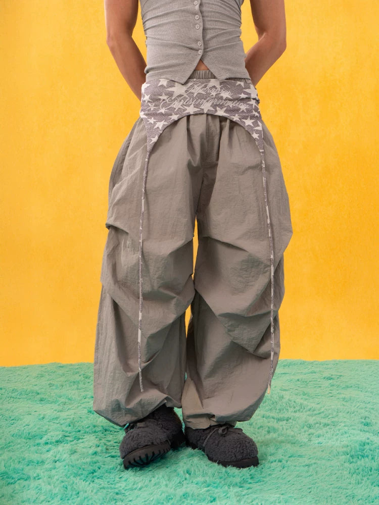 Multi-color Y2K Men's Wide Leg Pants