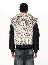Men's Winter Fur Patchwork Padded Coat