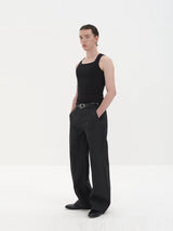 Flattering Lightweight Wide Collar Tank Tops