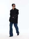 Oversized Structured Wool Blend Blazer