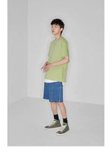 Double-sided Color-block Printed Pima Cotton Tee