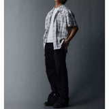 Unisex Cleanfit Multi-color Fringed Plaid Shirts