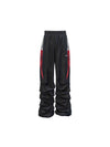 Bloodfang Pleated Flared Color Block Joggers
