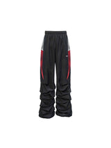 Bloodfang Pleated Flared Color Block Joggers