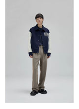 Vintage Pleated Wide Waist Casual Pants