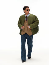 Oversized Goose Down Padded Jacket