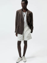 Cotton Sorona Blend Drawstring Sports Shorts