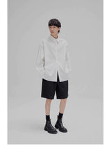 Basic Embroidered Pima Cotton Blend Shirt