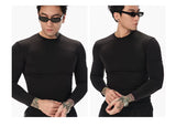 Soft Quick-Dry Fitted Long-Sleeve Top