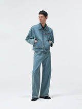 14Oz Turkish Washed Denim Straight Pants