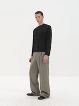 Summer Loose Pleated Tencel Cotton Pants