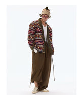 Vintage Jacquard Oversized Kimono Coat
