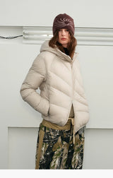 Lightweight Hooded Waterproof Down Jacket