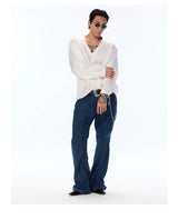 Oversized Structured Wool Blend Blazer