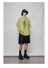 Oversized Graphic Print Tee