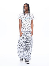 Men's Star Polka Dot Print Joggers