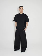 Oversized Short Sleeve Broad Shoulder Tees