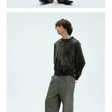 Four Color Baggy Couple Crewneck Sweatshirts