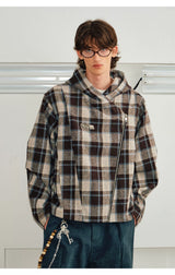 Men's Vintage Asymmetric Fleece Jacket