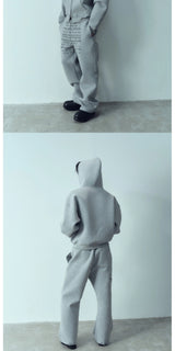 Vintage Music Print Sweatshirt Set