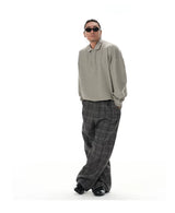 Oversized Polo Neck Sweatshirt