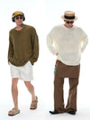 Men's Loose Spring Pullover Sweater