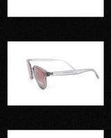 Gradient Orange Semi-transparent Frame Sunglasses