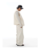 Men's Oversized Lamb Wool Vest