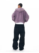 Men's Embroidered Horse Washed Hoodie