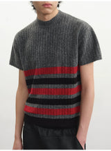Striped Short Sleeve Round Neck Tee
