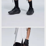 Casual Three Color Pocket Drawstring Shorts