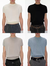 Ice Silk Slim Short Sleeve Tee