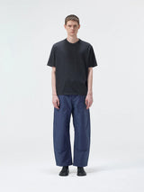 Short Sleeve Wool Silk Knit Top