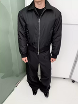 Loose Slim Lapel Collar Cotton Coat