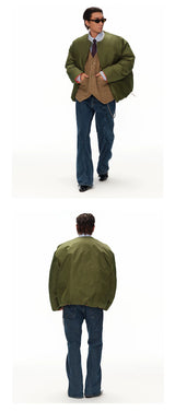 Oversized Goose Down Padded Jacket